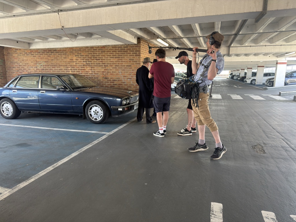 Down the Wooden Hill BTS Photo